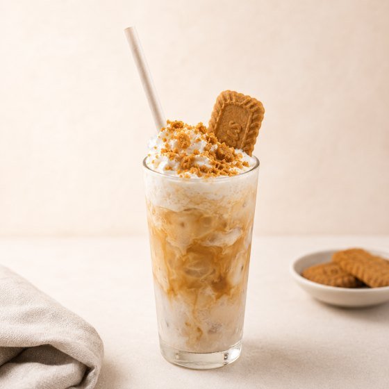 Biscoff iced coffee