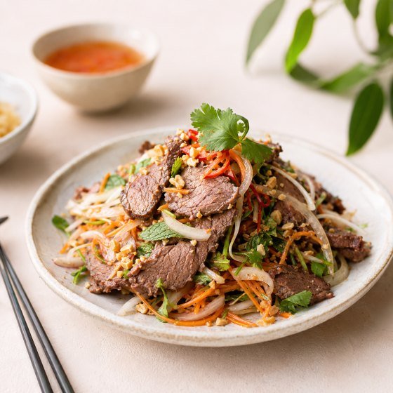 Beef vermicelli salad